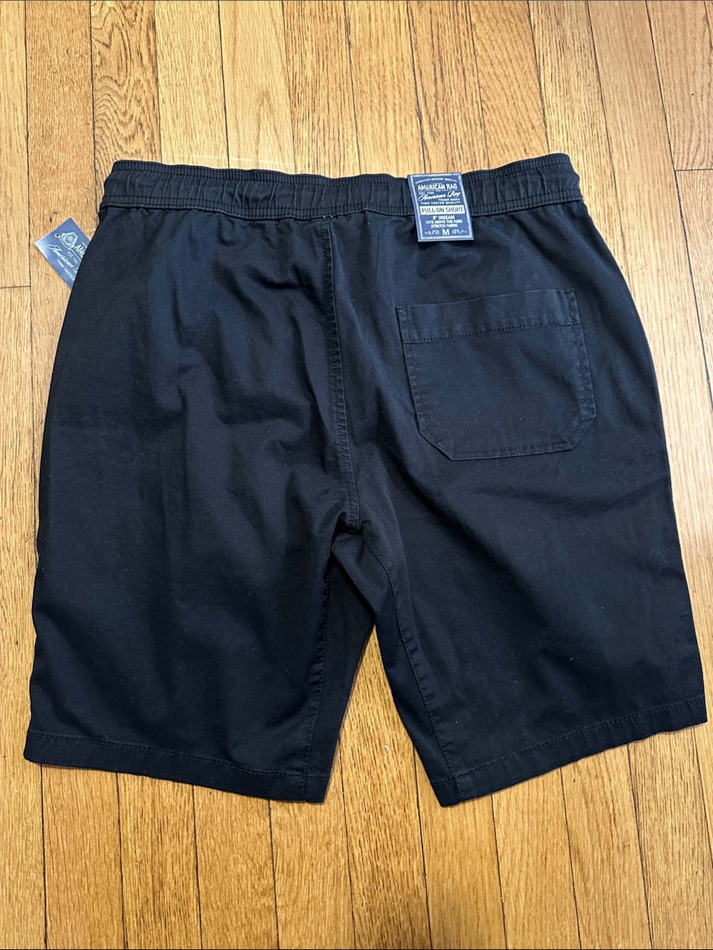 American Rag Black Drawstring Athletic Shorts - Picture 3 of 4